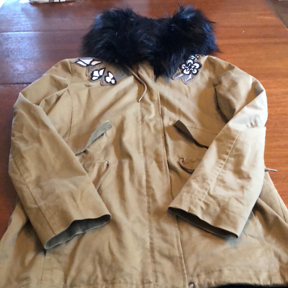 Loft embroidered coat